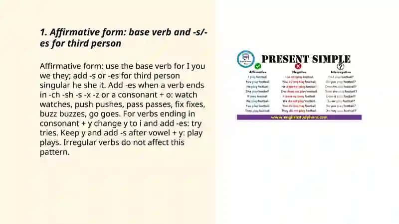 Present Simple 3