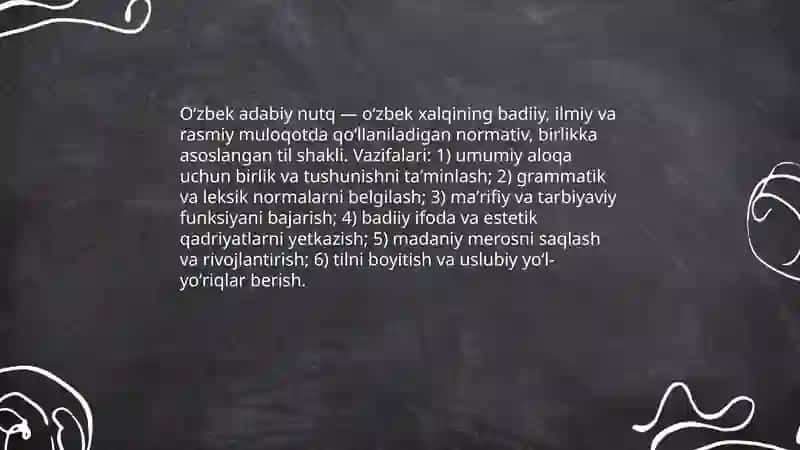 Oʻzbek adabiy nut me'yorlari 3