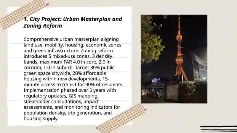 City Project: Urban Masterplan and Zoning Reform 3
