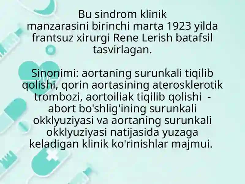 Lerish sindromi yurak 3