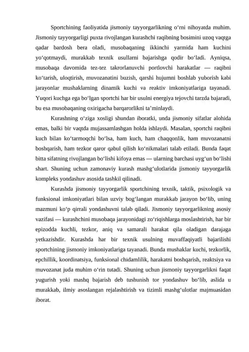 Kurash bo‘yicha jismoniy tayyorgarlik 3