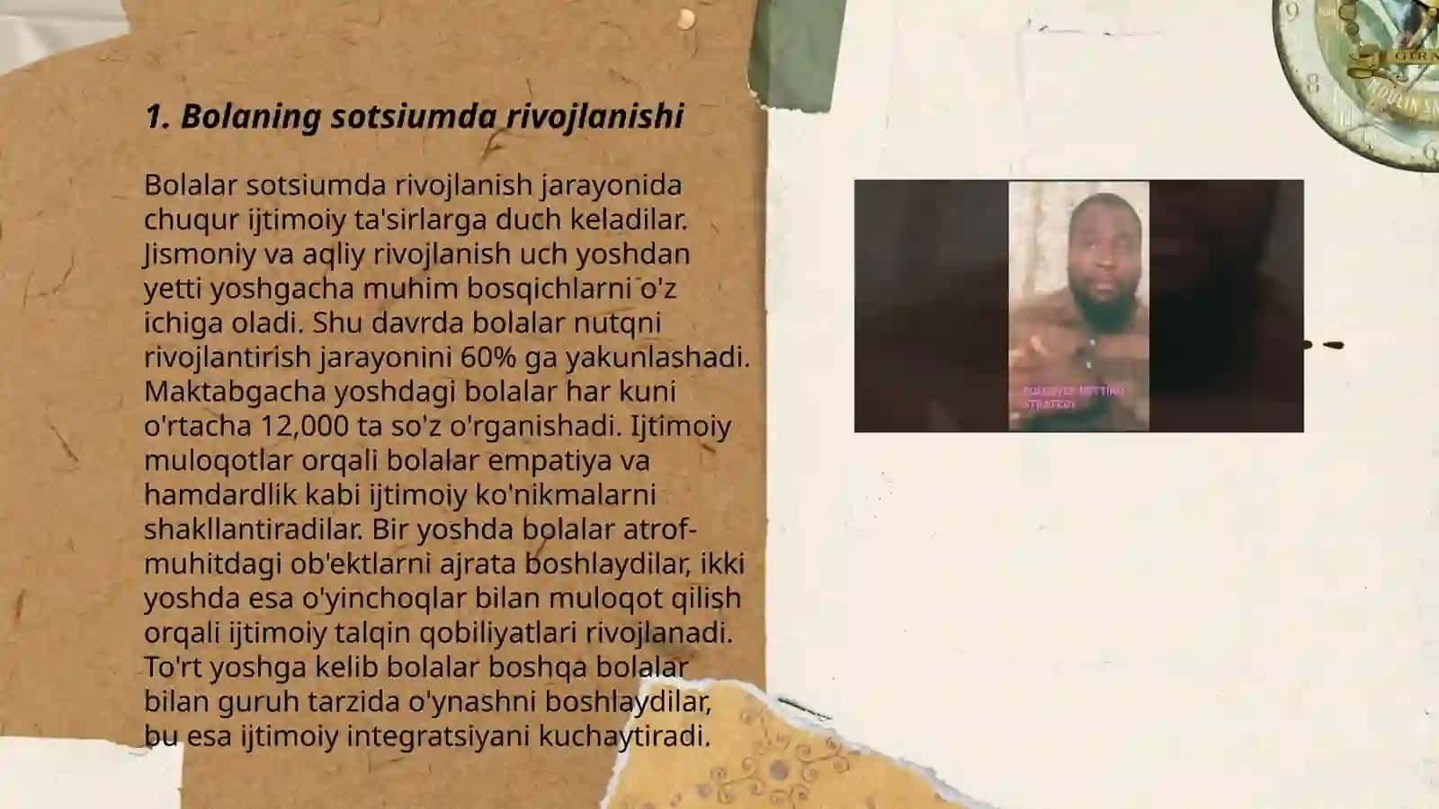 Bolaning sotsiumda rivojlanishi 3