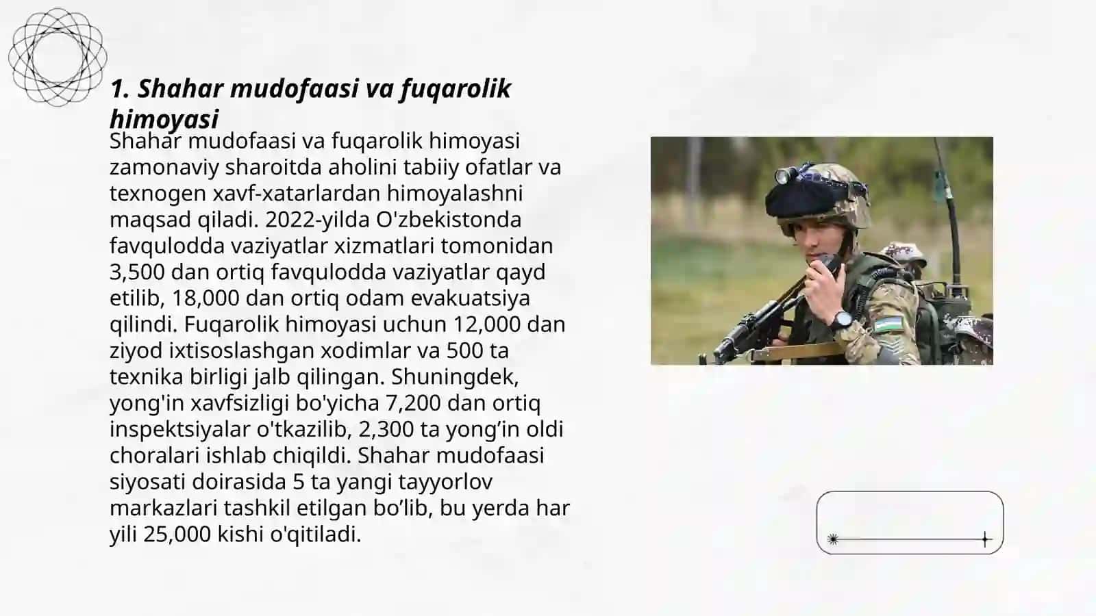 Shahar sharoitida mudofaani tashkillashtirish 3