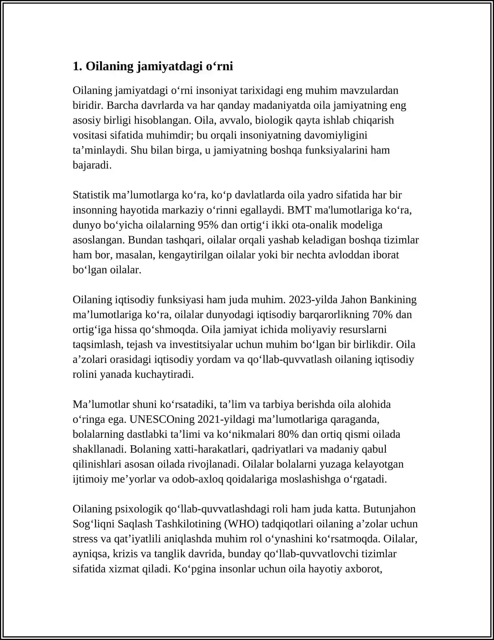 OILANING IJTIMOIY VAZIFALARI 3