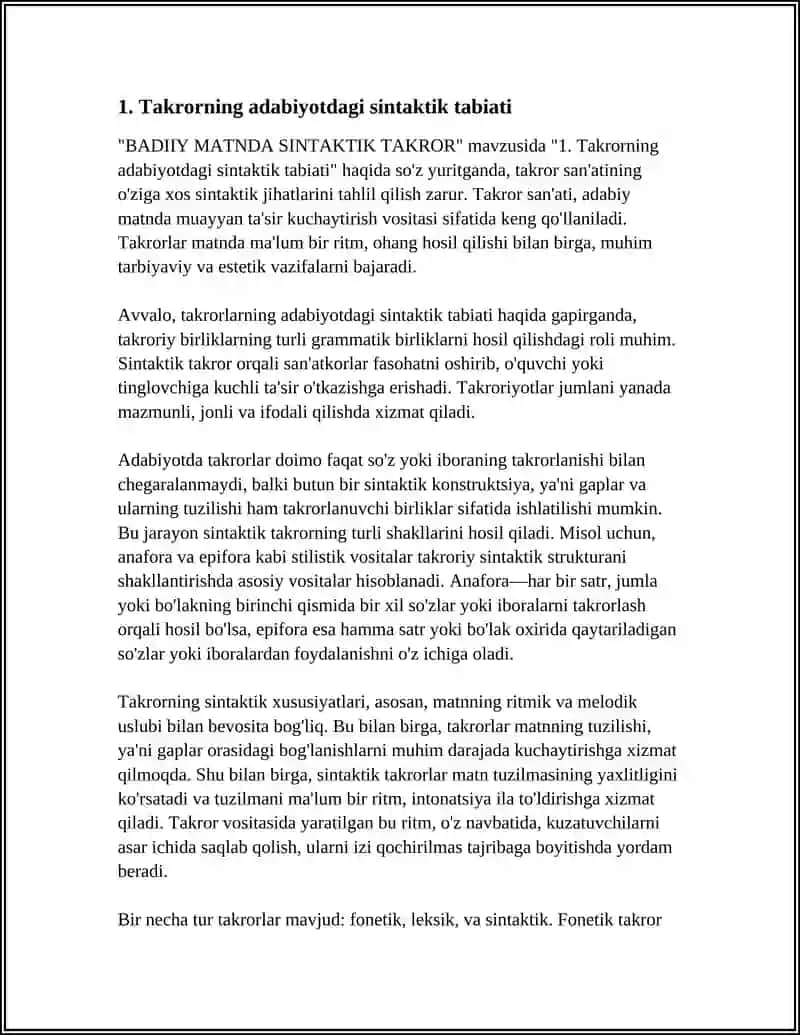 BADIIY MATNDA SINTAKTIK TAKROR 3