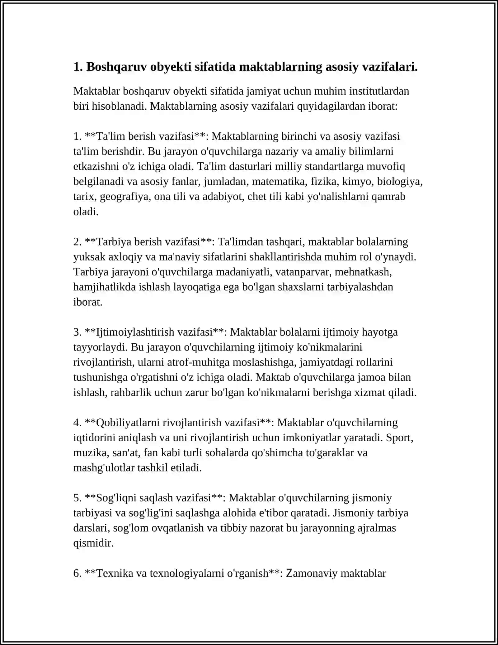 MAKTAB BOSHQARUV OBYEKTI SIFATIDA 3