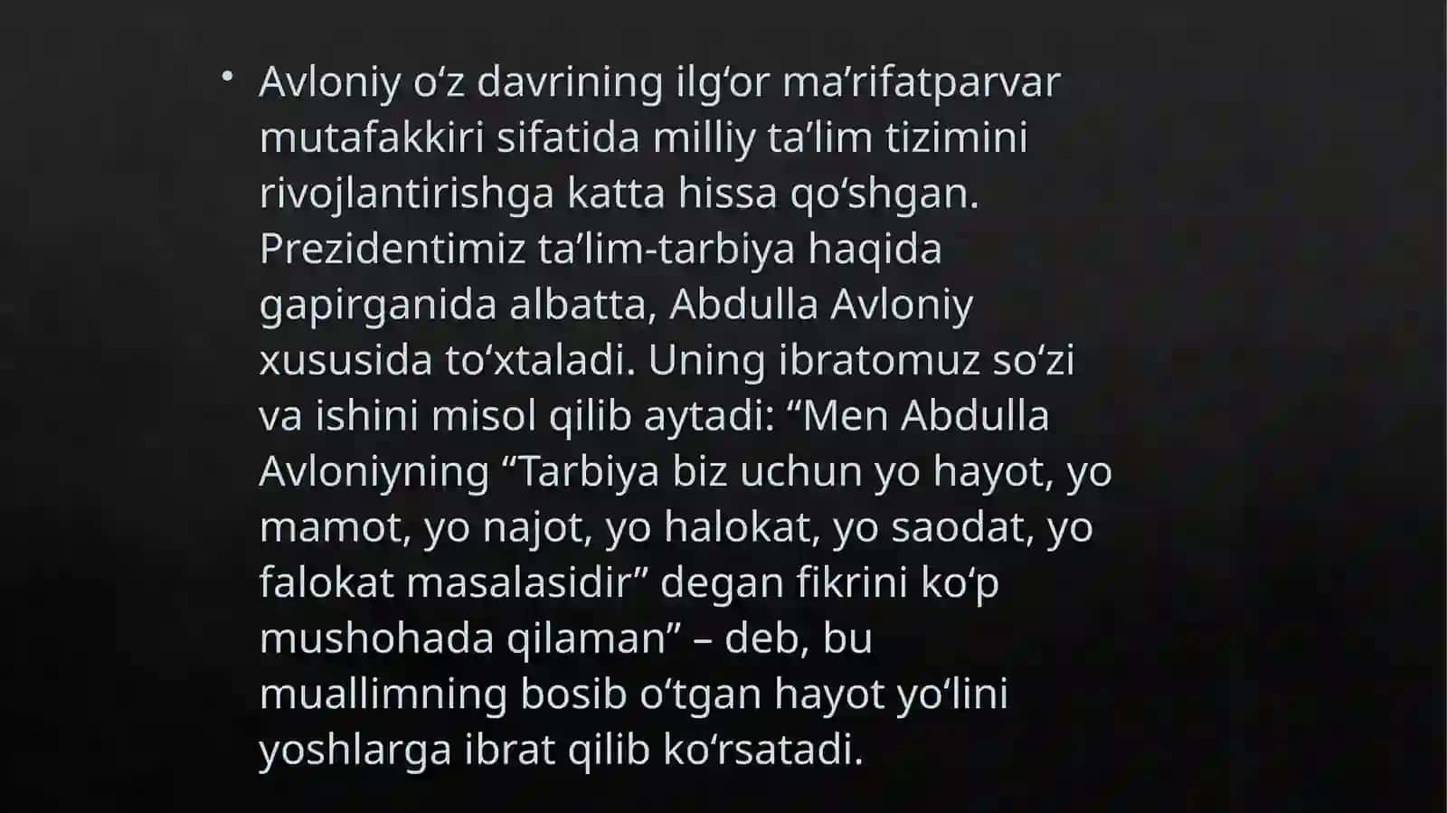 Abdulla Avloniy pedagogik qarashlari 3