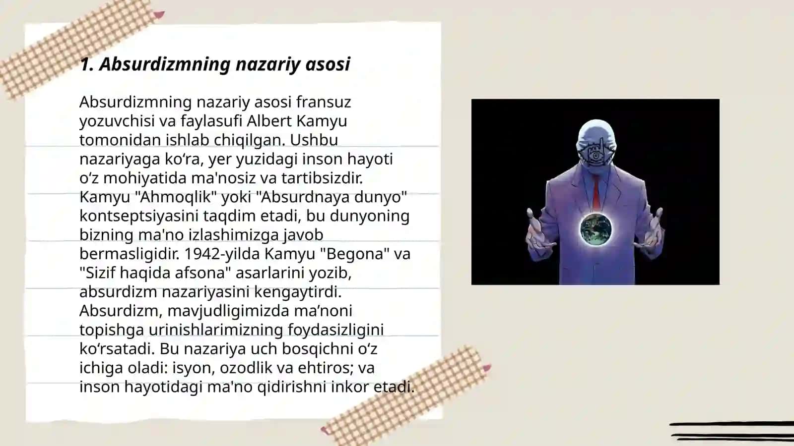 Absurdizmning nazariy asosi 3