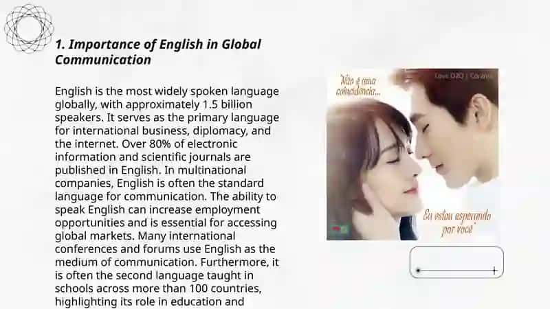 Importance of English in Global Communication 3