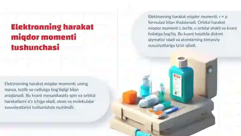 Elektronning harakat miqdor momenti 3