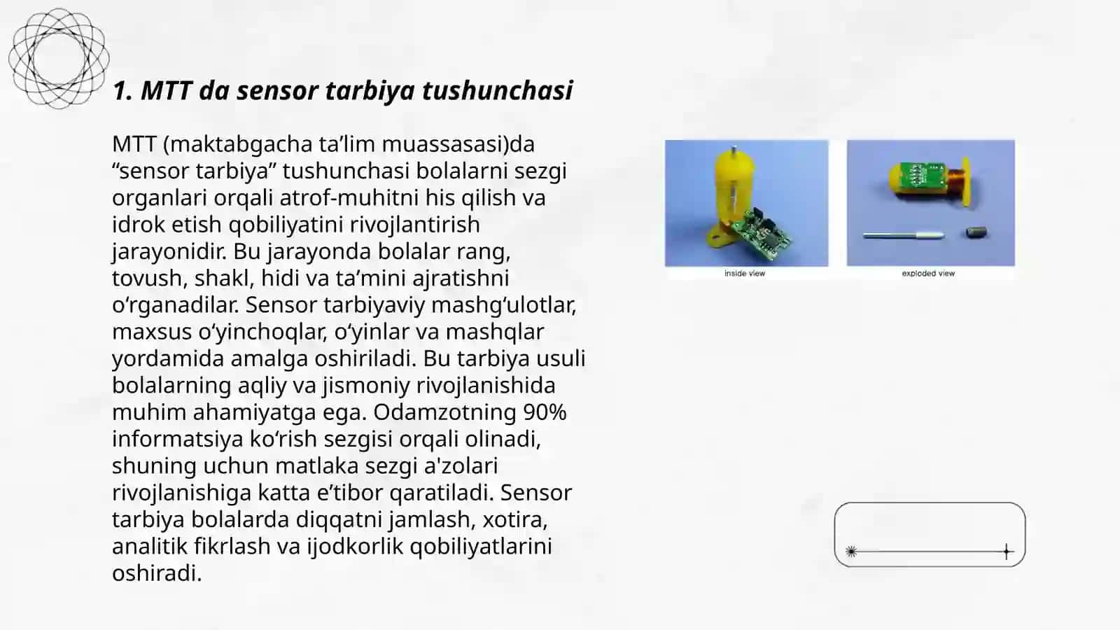 Sensor tarbiya tushunchasi 3
