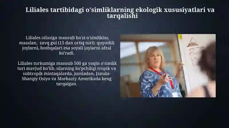 Liliales Tartibidagi O'simliklar 3