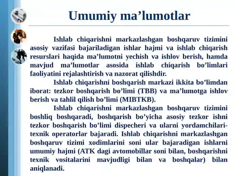 Texnik tizimlarni boshqarish 3