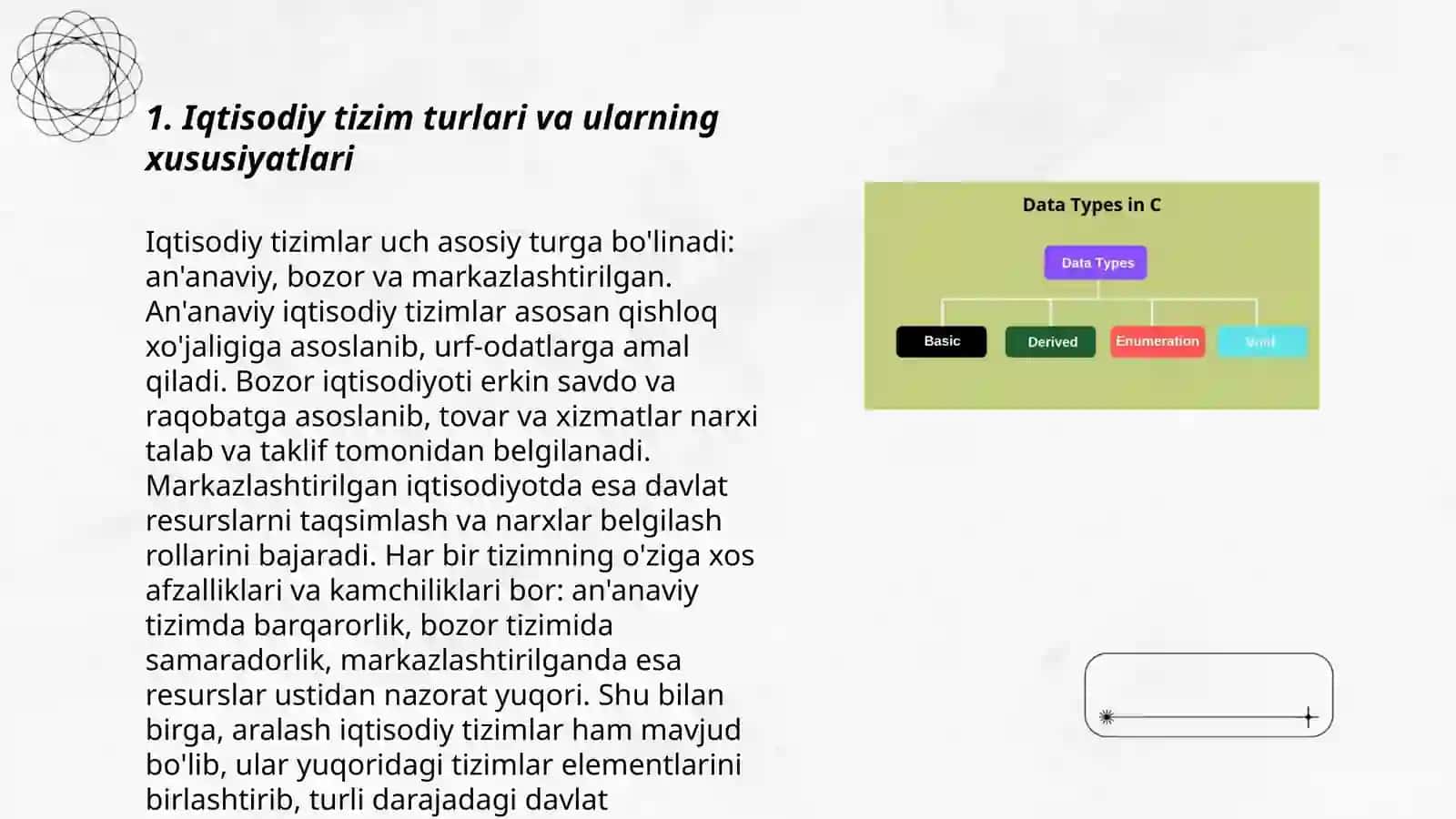 Iqtisodiy tizim turlari 3