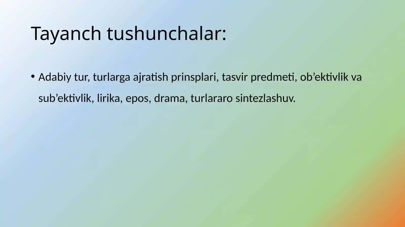 Adabiy tur va janrlar 3