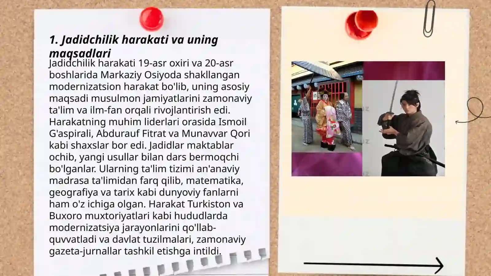 Jadid maʼrifatparvarlarining ijtimoiy-maʼnaviy hayotda tutgan oʻrni.( XX asr boshlari) 3