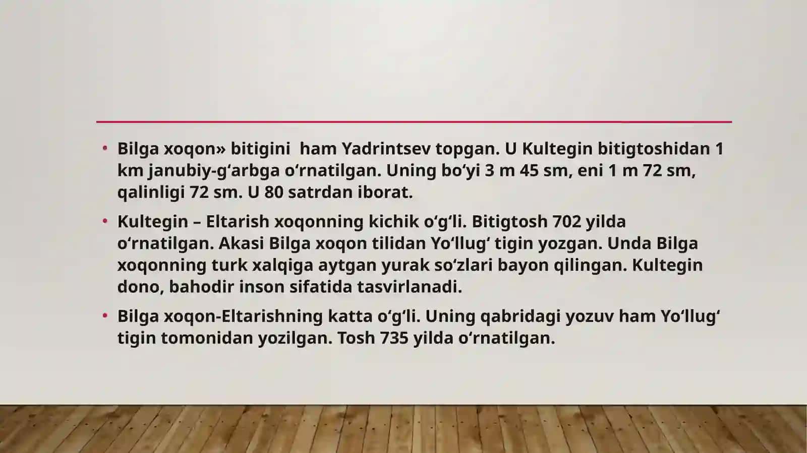 Mo’g’uliston va Sibir (Oltoy o’lkasi, Yeniseytevaragidan) topilgan epigrafik  bitiklar 3