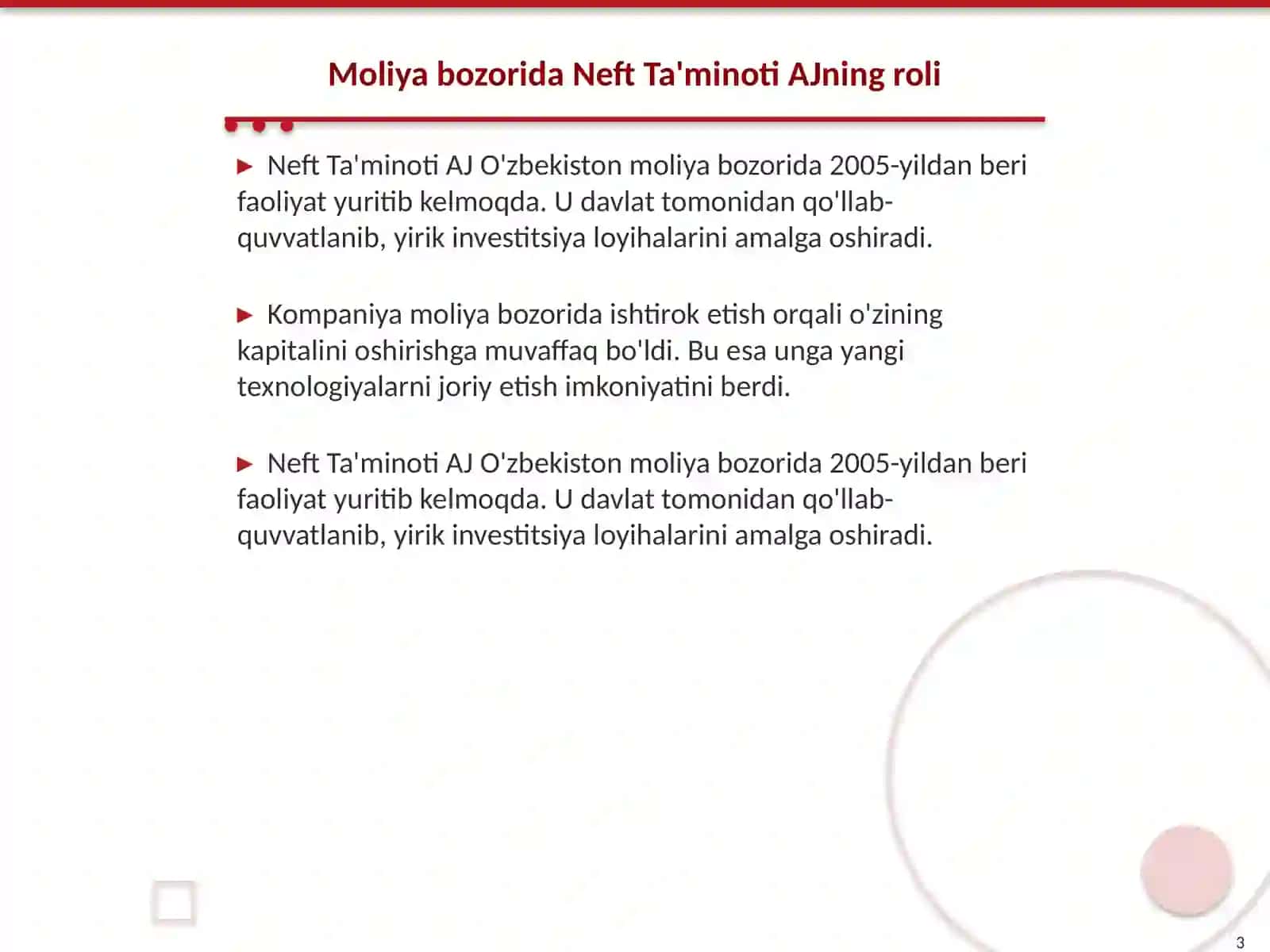 NEFT TAʼMINOTI AKSIONERLIK JAMIYATI 3