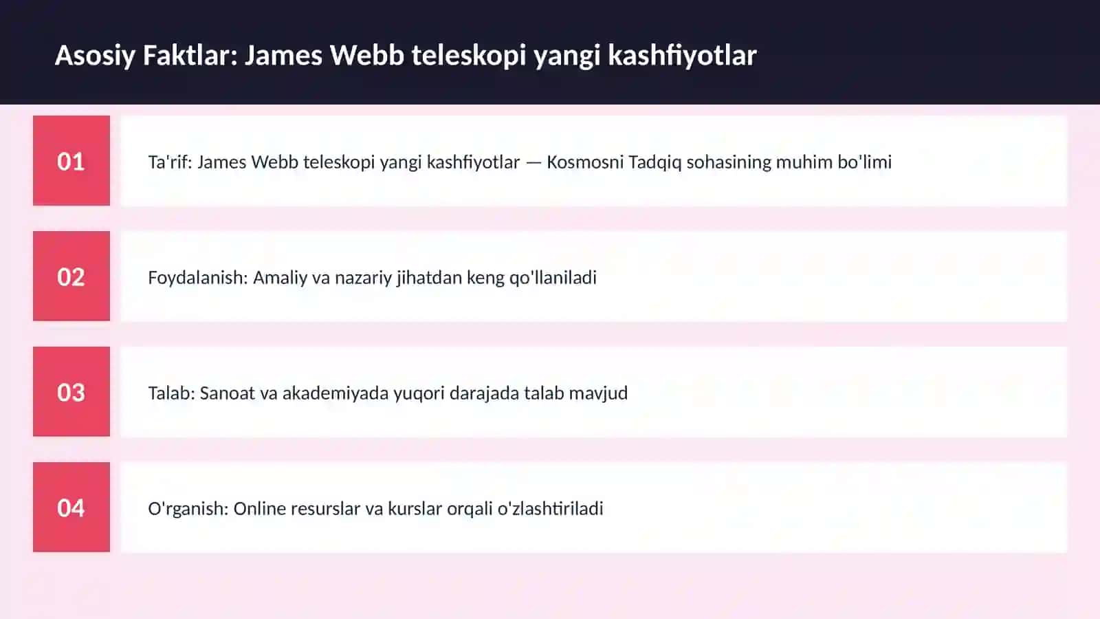 James Webb teleskopi yangi kashfiyotlar 3