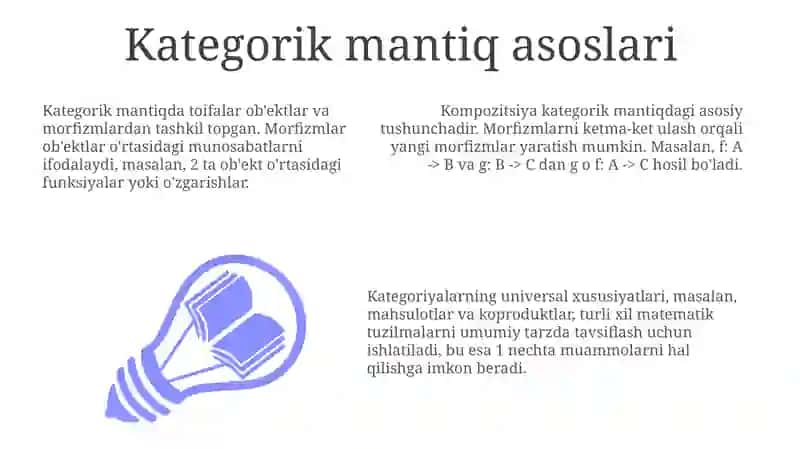 Kategorik mantiq asoslari 3