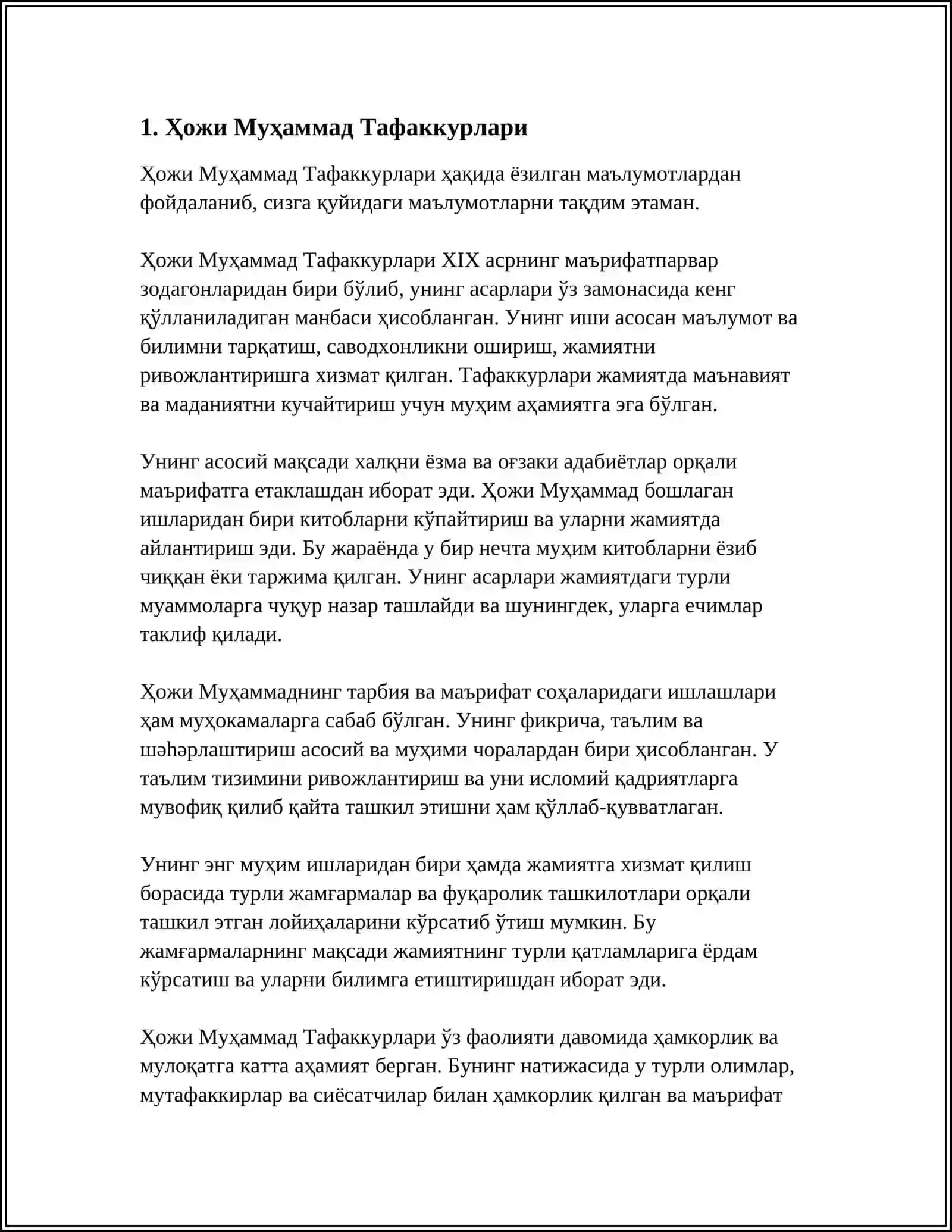 HAKIMZODA NIYOZIY,,MAKTUB "ILIM ISTA" BIR KISHINING BOR EDI TO'RT BOLASI" 3