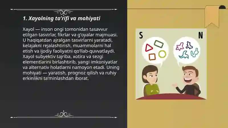 Xayol haqida tushuncha 3