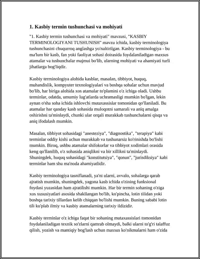 KASBIY TERMINOLOGIYANI TUSHUNISH 3
