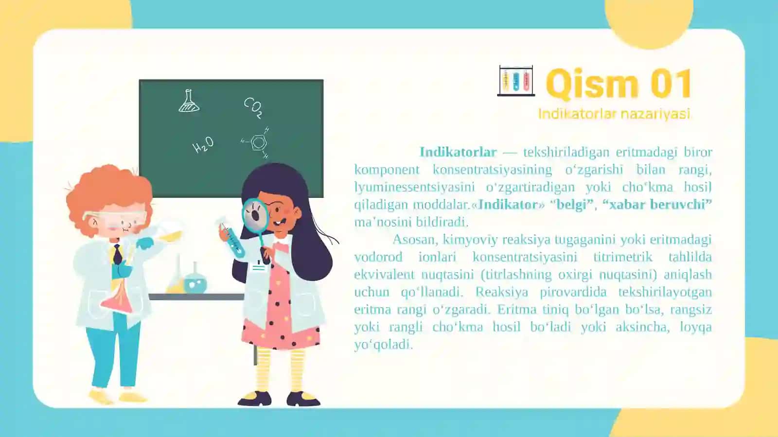Indikatorlar nazariyasi Analizdagi ahamiyati 3