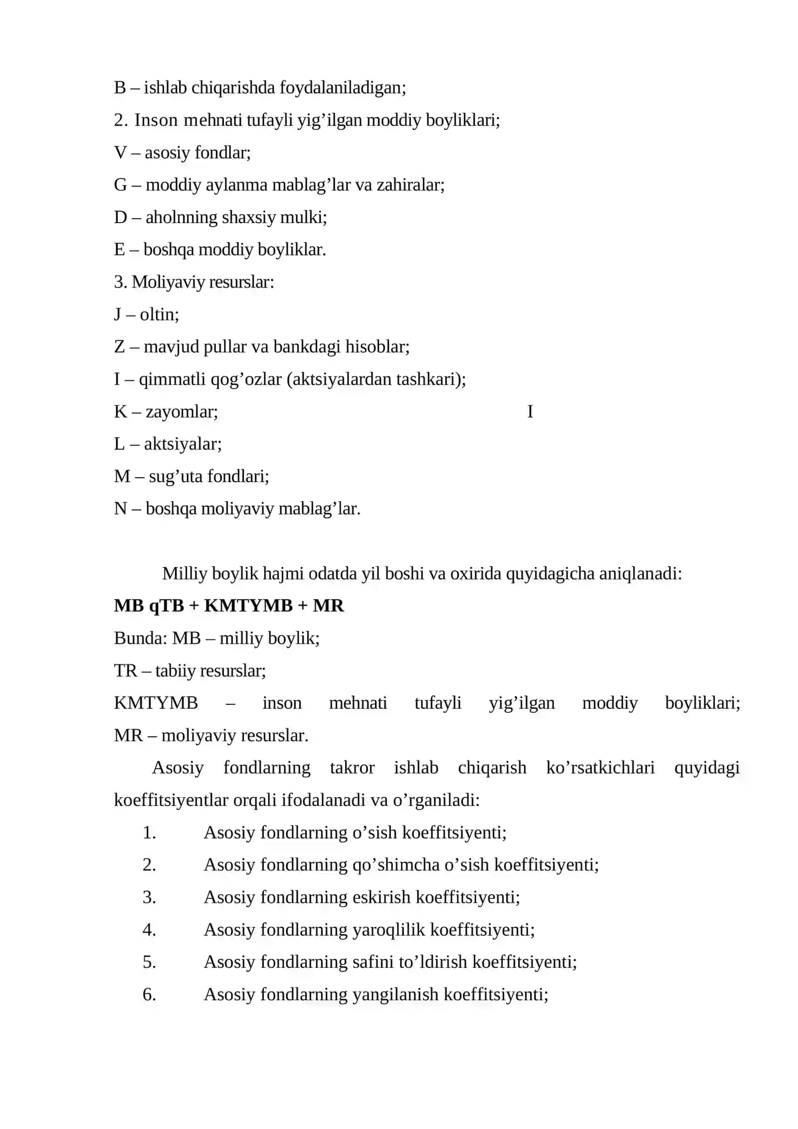 Milliy boylik statistikasi 3