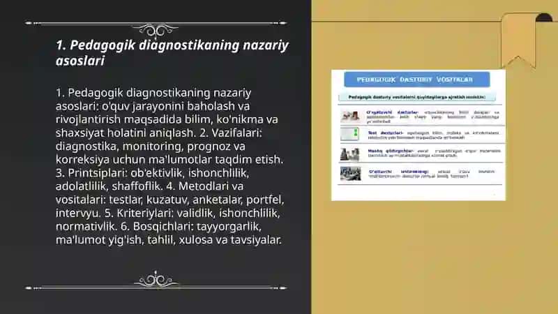 Pedagogik diagnostika va Pedagogik karreksiya 3