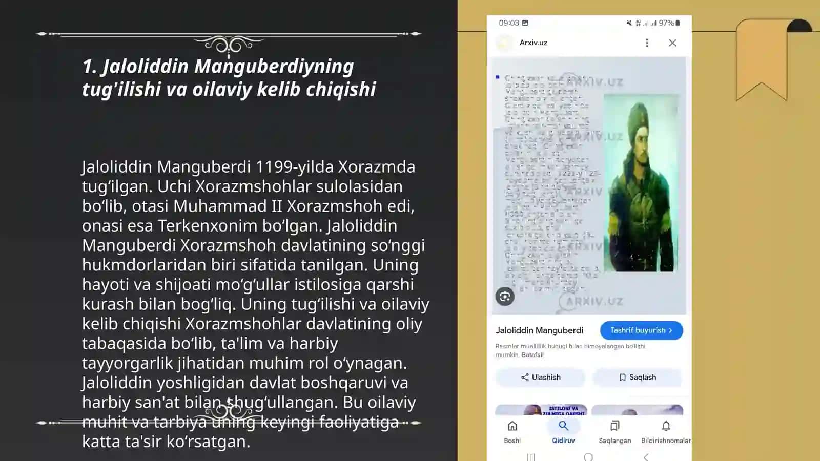 Jaloliddin Manguberdi hayoti haqida 3