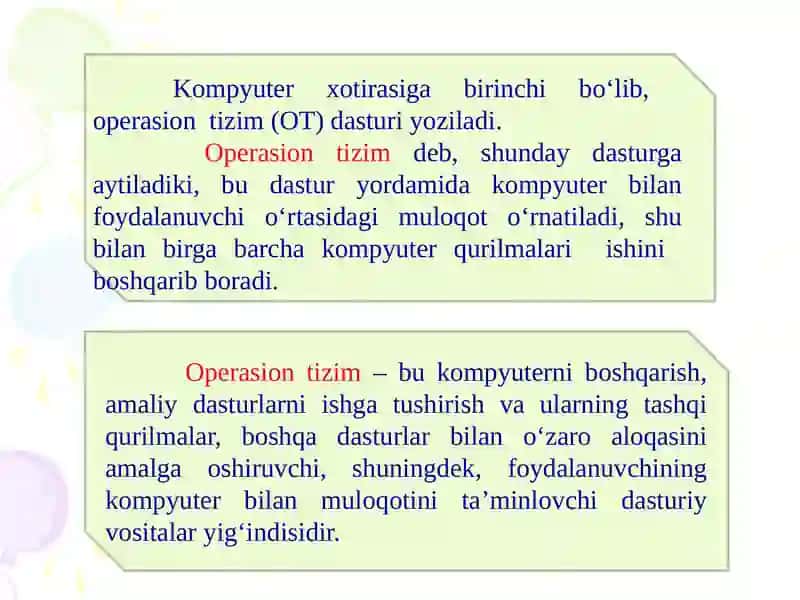 Operatsion tizimlar va ularning turlari 3