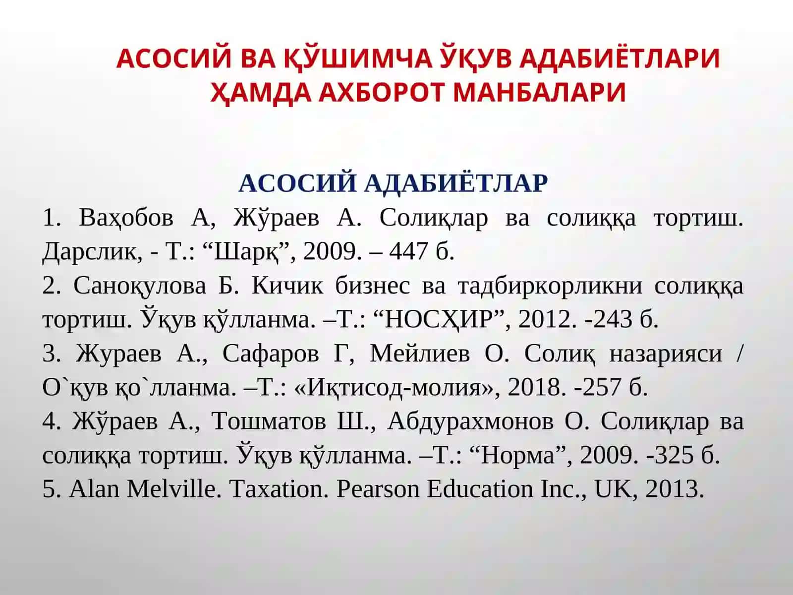 Солиқлар ва солиққа тортиш 3