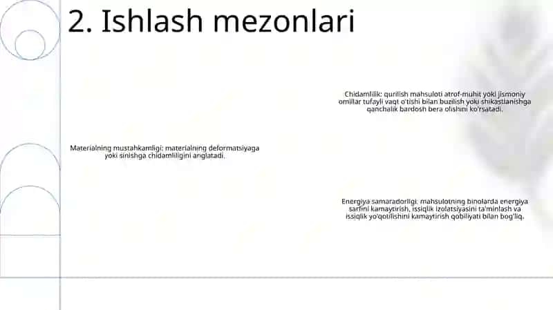 Qurilish Mahsulotlarining Sifat KoʻRsatkichlari 3