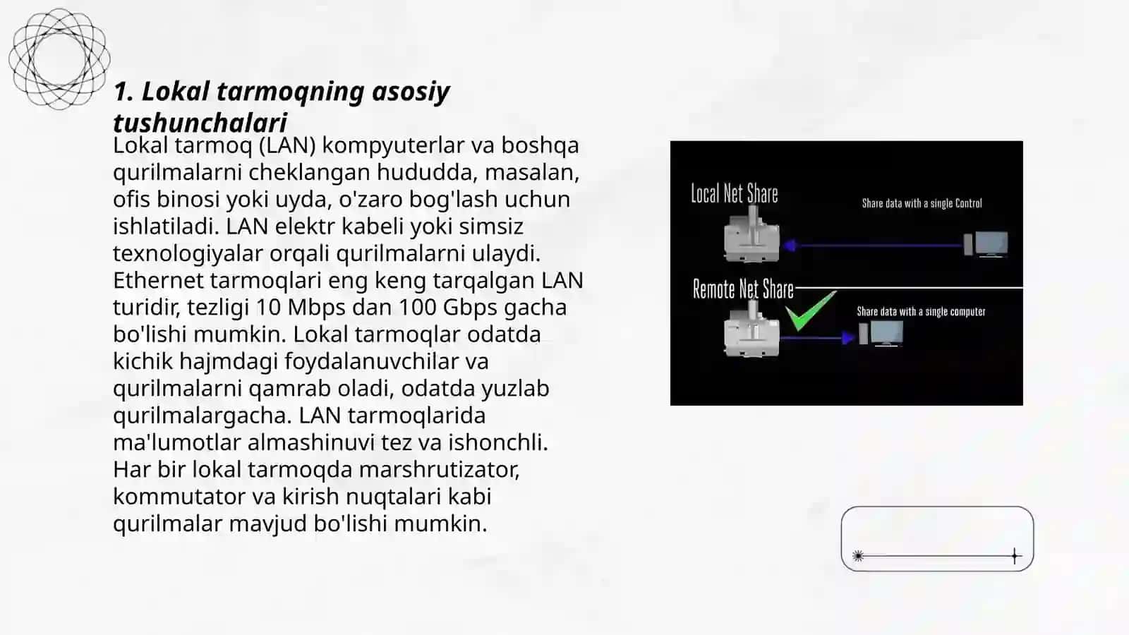 Lokal tarmoq aloqa vositalari 3