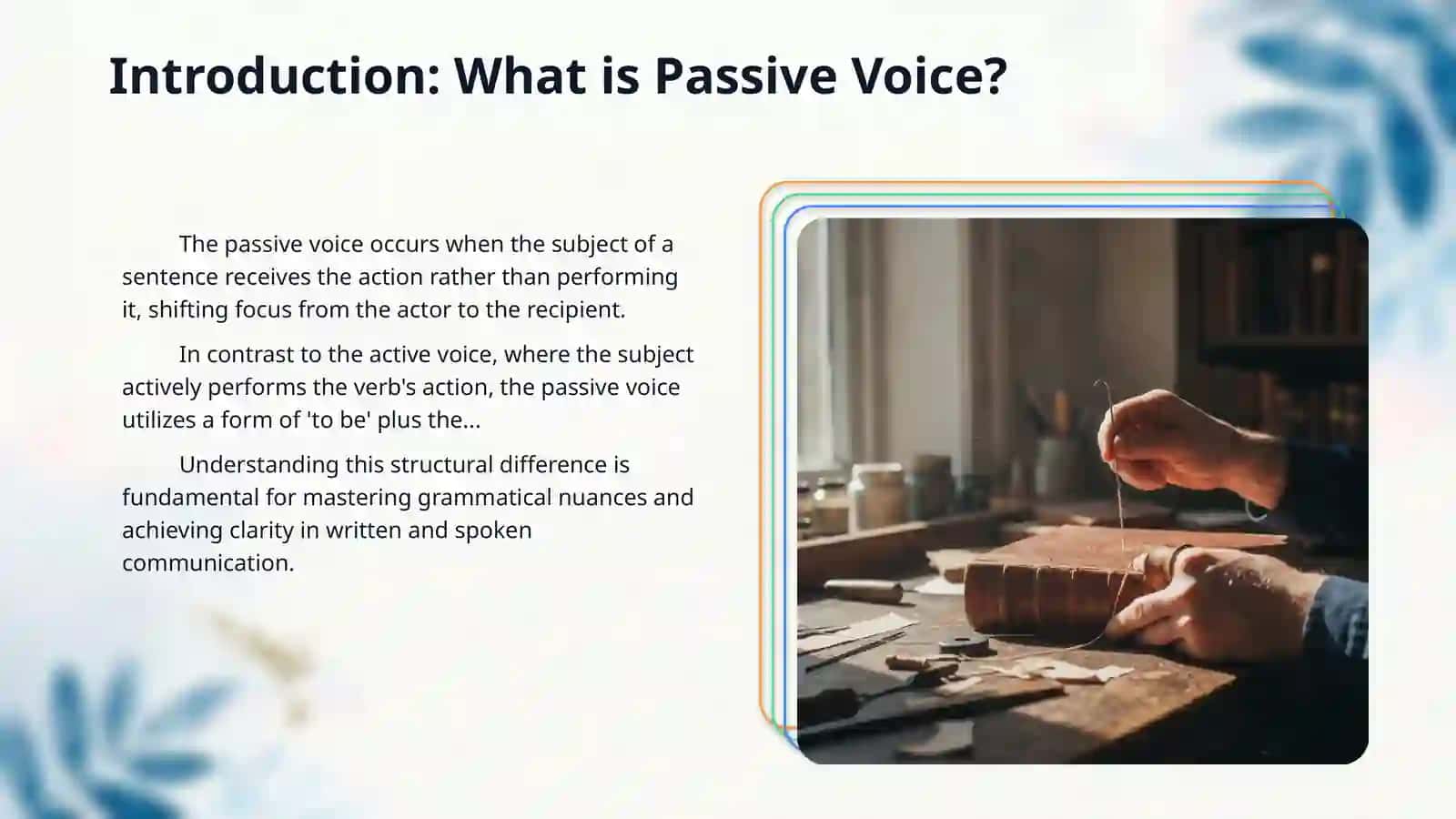Passive voice 3