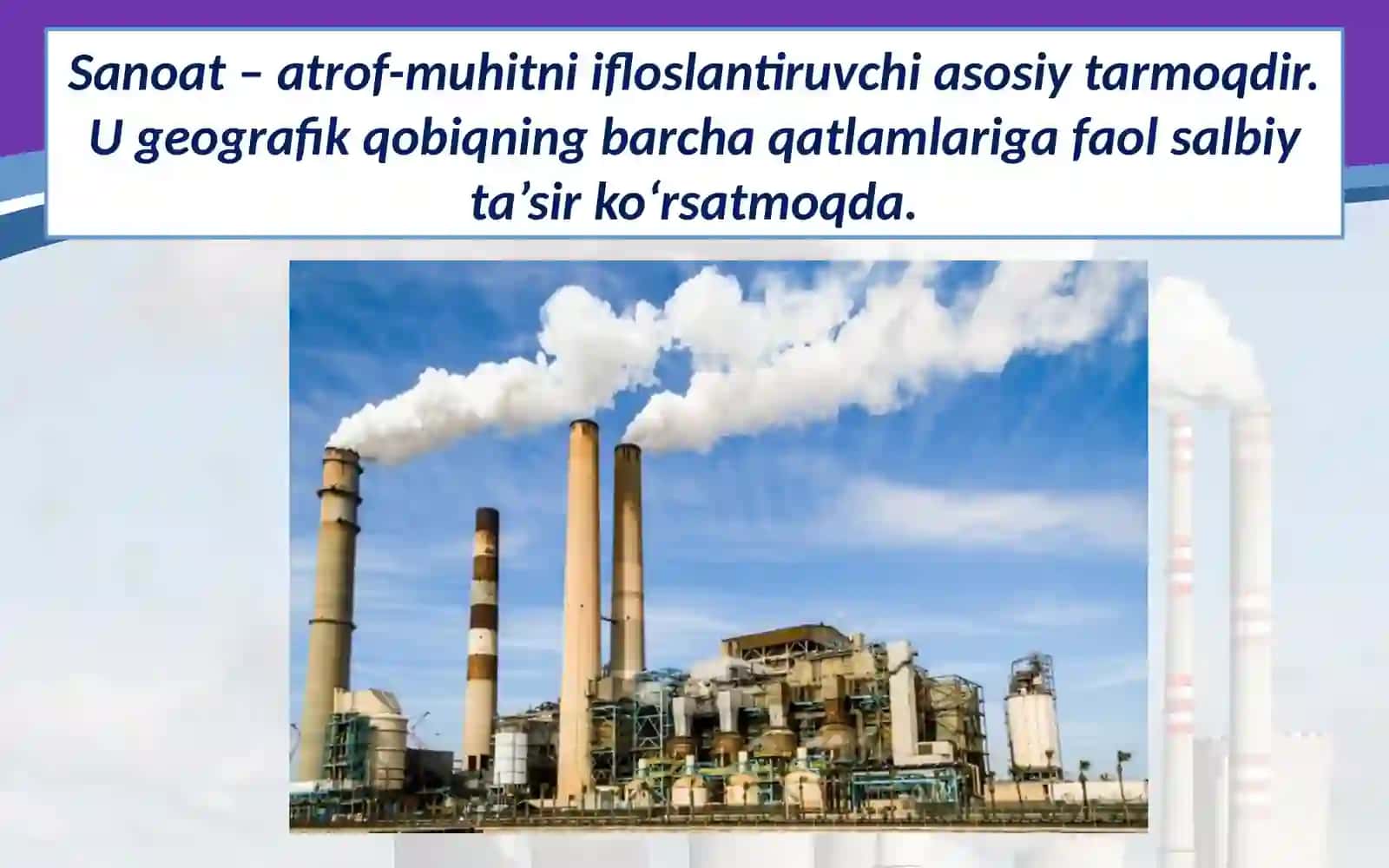 Sanoat va atrof-muhit 3