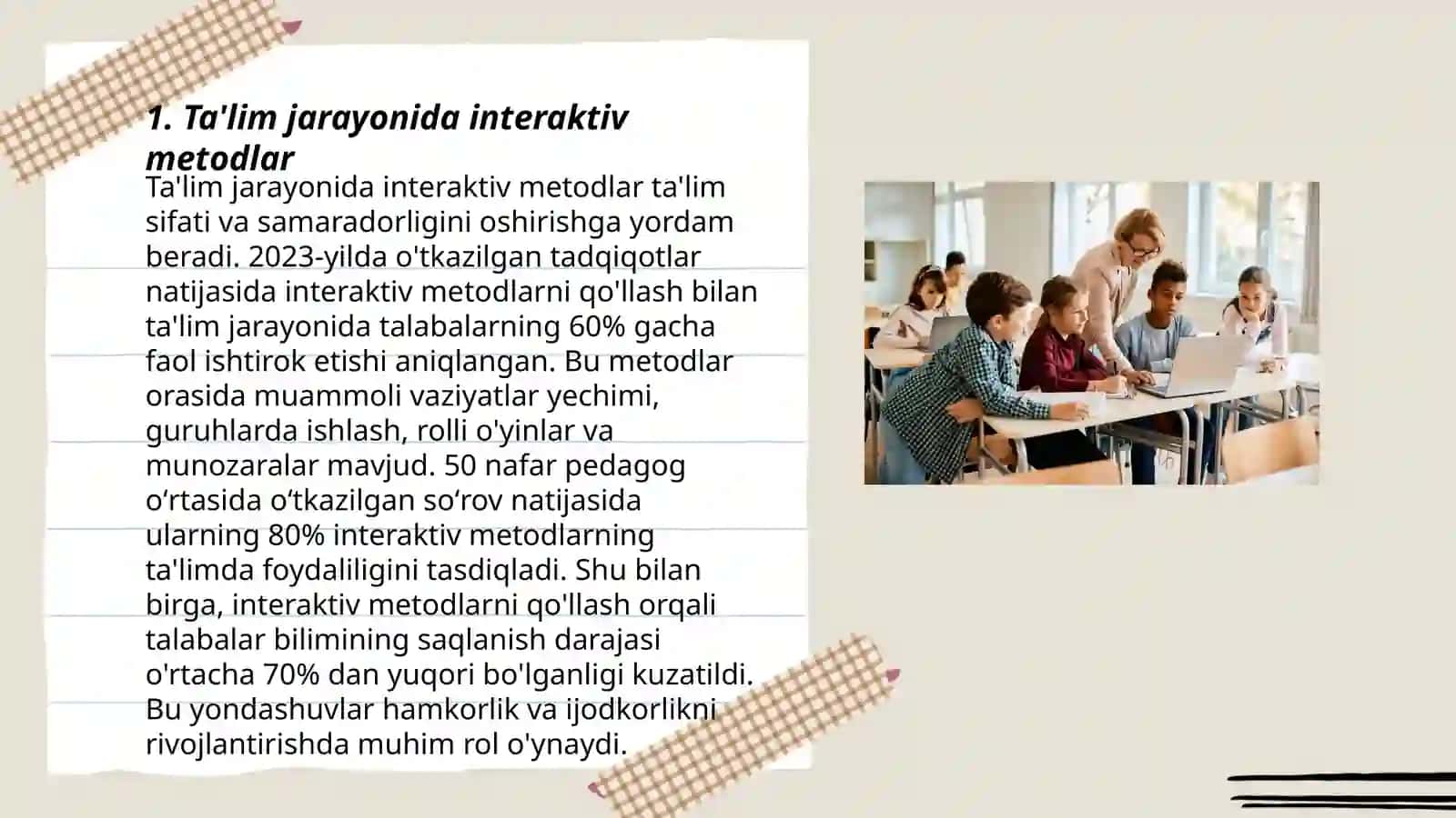 Ta'lim metodlari va vositalari 3