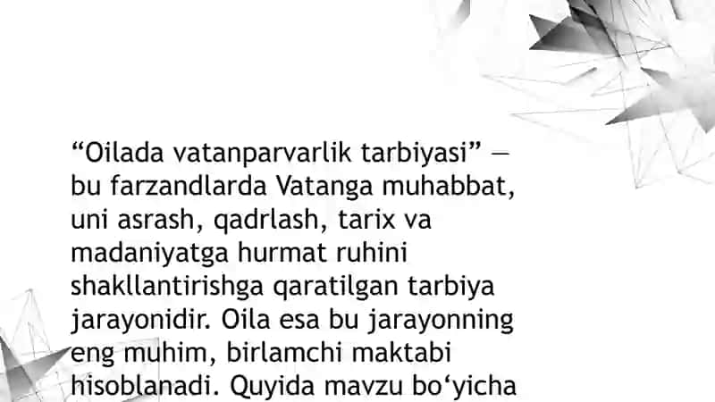 Oilada vatanparvarlik tarbiyasi 3