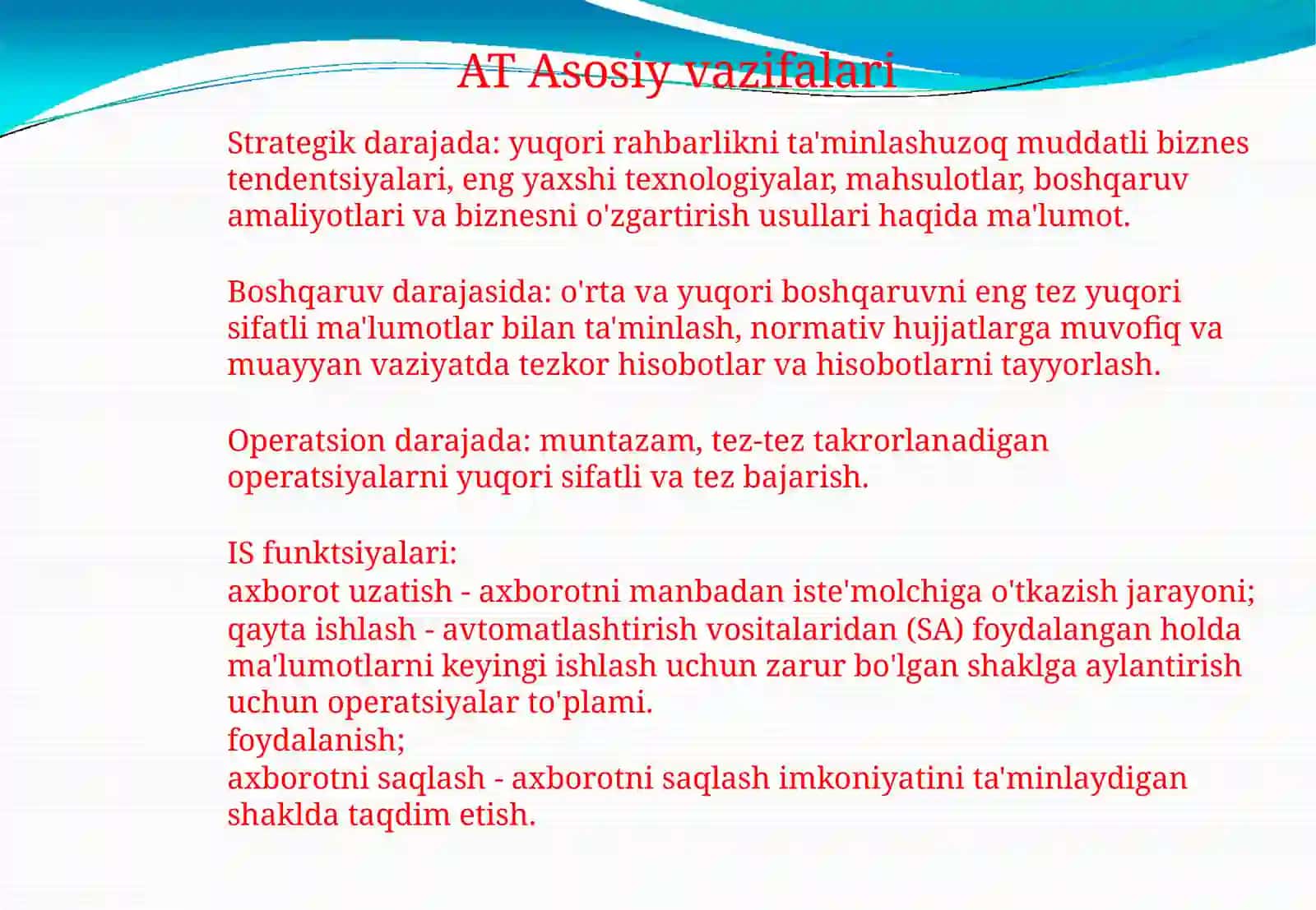 Loyiha boshqarish axborot tizimlari (CRM va ERP) 3