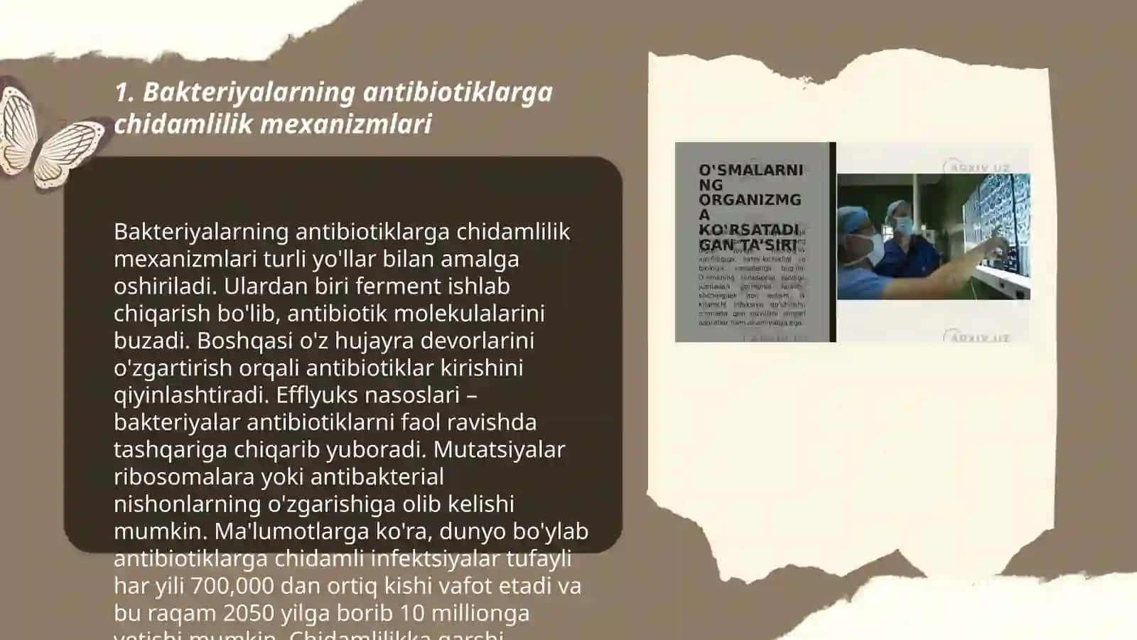 Kimyoterapevtik preparatlar va antibiotiklarga bakteriyalarning chidamlik shtamlarining shakillanish mexanizmlari 3