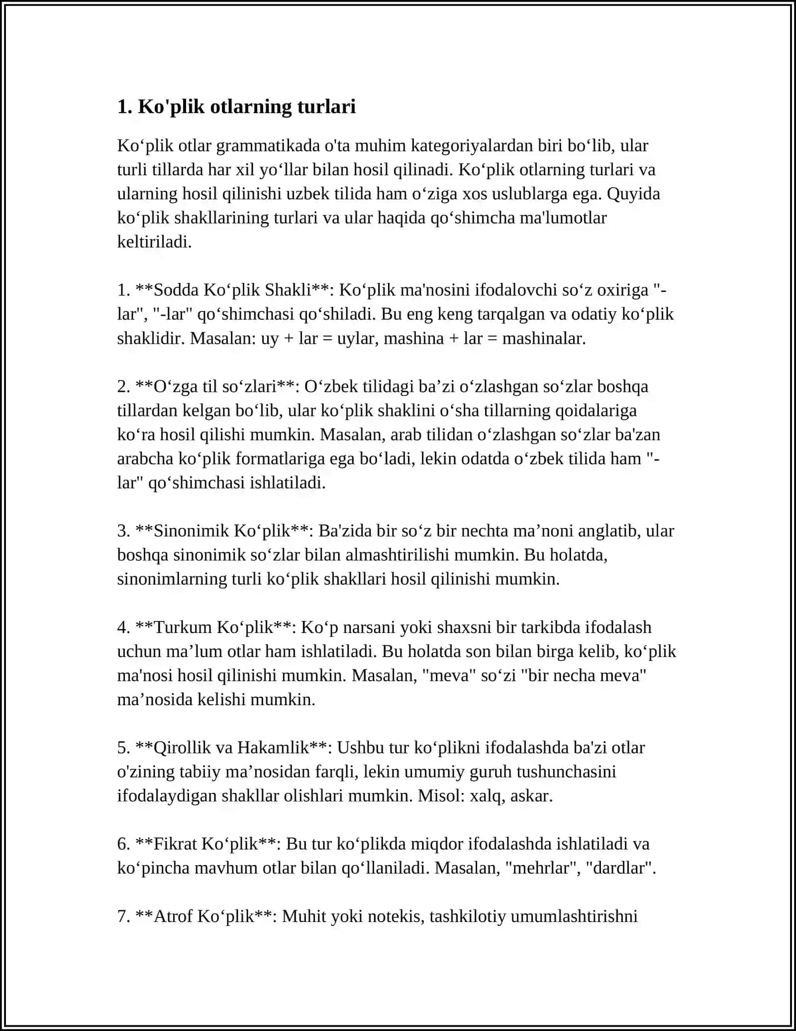 KO'PLIKKA OID MASHQLAR 3