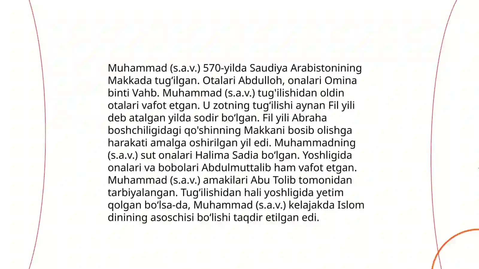 Islom dinining vujudga kelishi 3