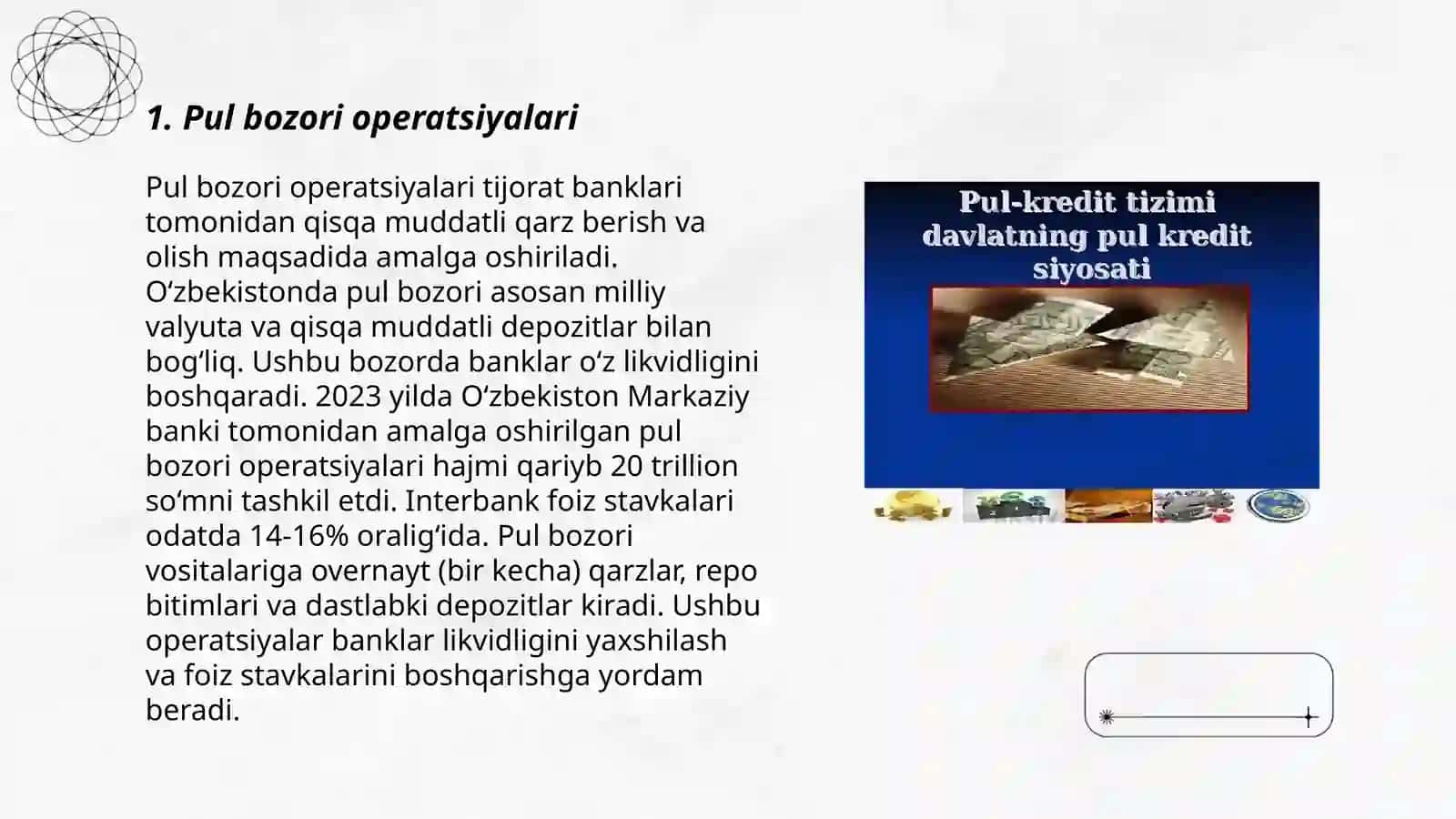 Pul kredit siyosatining instrumentlari 3