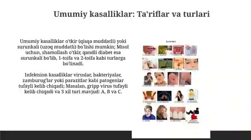 Èng kop uchraydigan kasalliklar 3