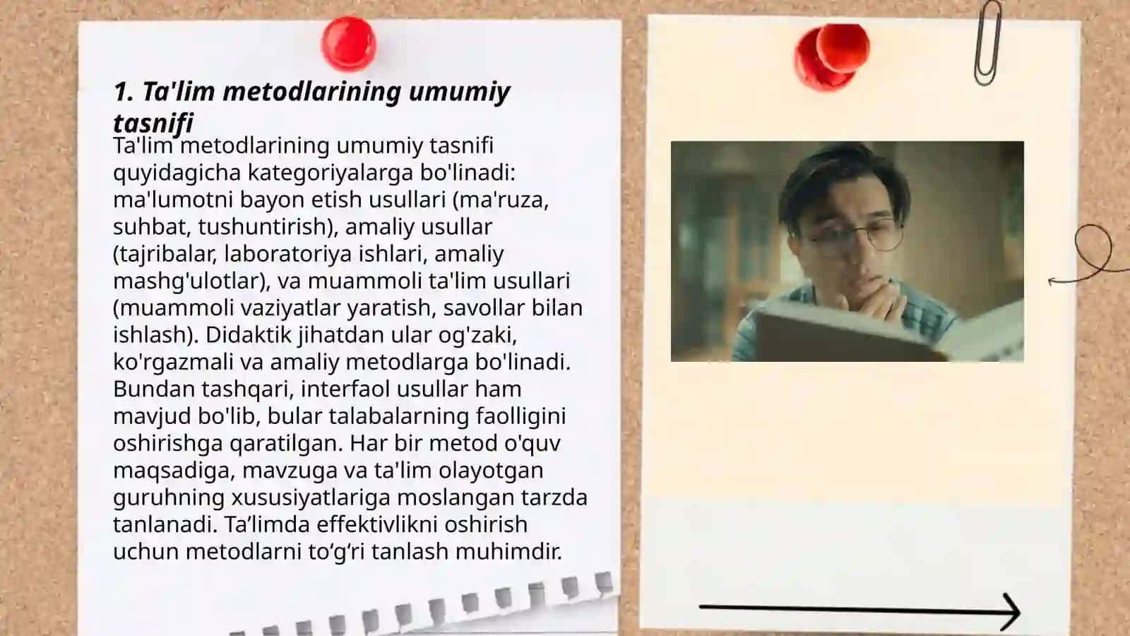 Ta'lim Metodi Tasnifi Ta'lim Shkillarining Tasnifi 3