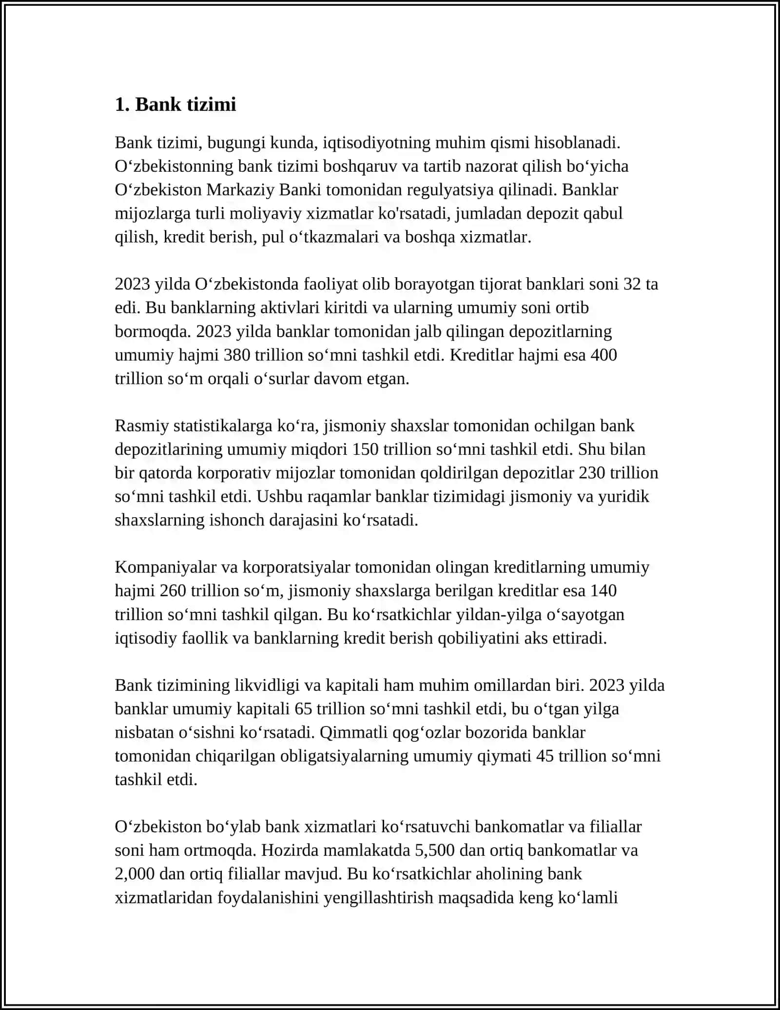Bank tizimi 3