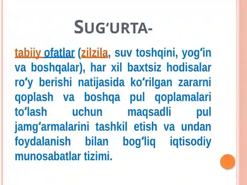 Sug'urta Tushunchasi 3