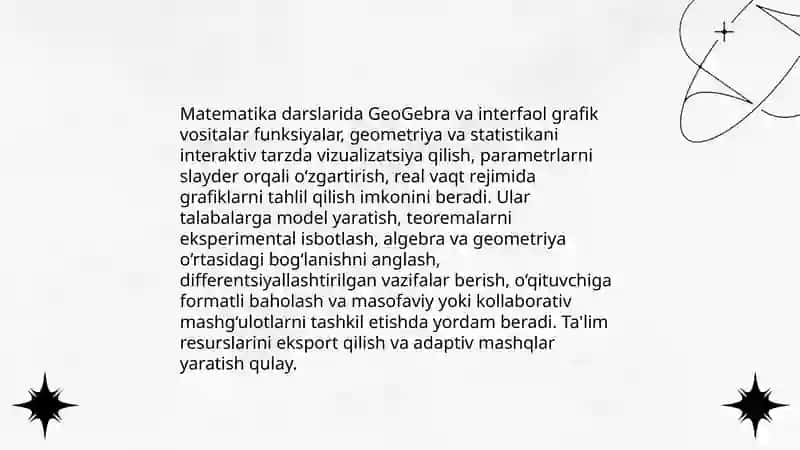 Matematika o’qitishda pedagogik texnologiyalar 3