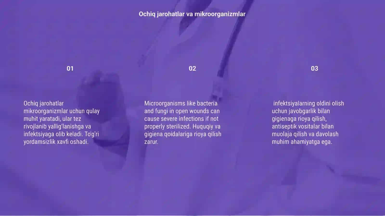 Ochiq jarohatdagi mikroorganizmlar 3